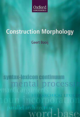 【预售】Construction Morphology