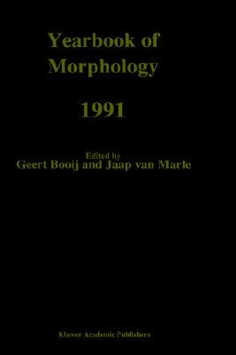 【预售】Yearbook of Morphology 1991: Theme: Morphological