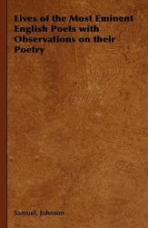 【预售】Lives of the Most Eminent English Poets with
