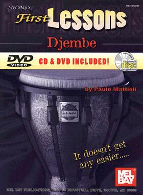 【预售】First Lessons Djembe [With CD and DVD]