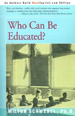 【预售】Who Can Be Educated?