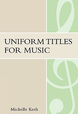 【预售】Uniform Titles for Music