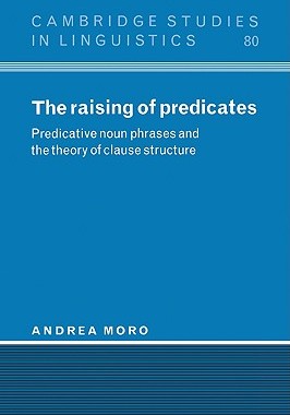 【预售】The Raising of Predicates: Predicative Noun Phrases