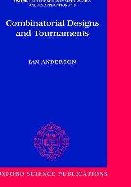 【预售】Combinatorial Designs and Tournaments