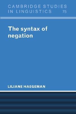【预售】The Syntax of Negation