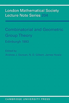 【预售】Combinatorial and Geometric Group Theory, Edinburgh