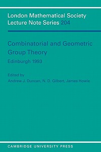 【预售】Combinatorial and Geometric Group Theory, Edinburgh