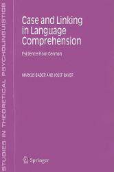 【预售】Case and Linking in Language Comprehension: Evidence