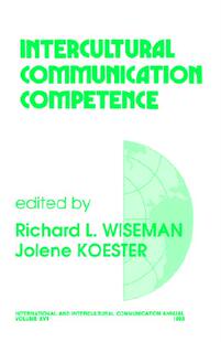 Communication Intercultural Competence 预售