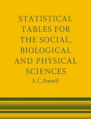 【预售】Statistical Tables for the Social Biological and