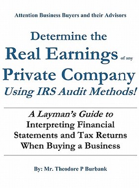 【预售】Determine the Real Earnings of Any Private Company