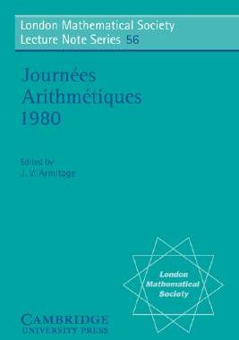 【预售】Journ Es Arithm Tiques 1980