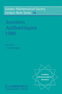 【预售】Journ Es Arithm Tiques 1980