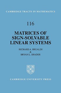 【预售】Matrices of Sign-Solvable Linear Systems