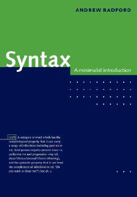【预售】Syntax: A Minimalist Introduction