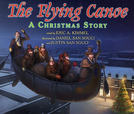 【预售】the flying canoe: a christmas story