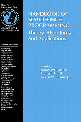 【预售】Handbook of Semidefinite Programming: Theory