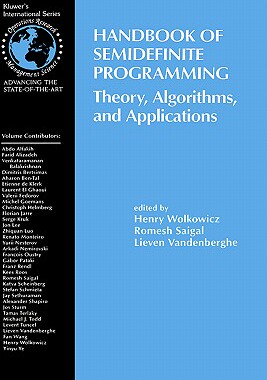 【预售】Handbook of Semidefinite Programming: Theory