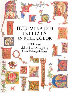 【预售】Illuminated Initials in Full Color: 548 Designs