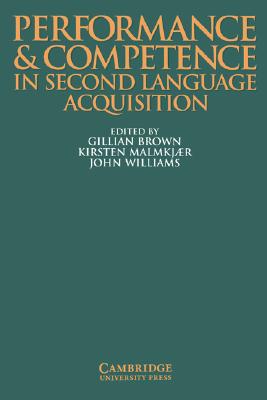 【预售】Performance and Competence in Second Language