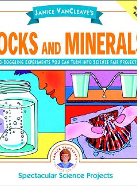 【预售】Janice Vancleave'S Rocks And Minerals: Mind-Boggling