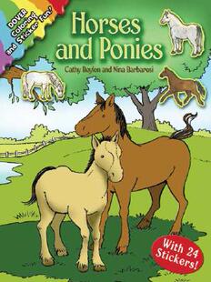 【预售】Horses and Ponies [With 24 Stickers]