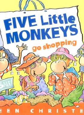 【预订】Five Little Monkeys Go Shopping