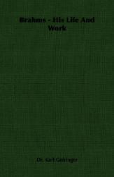 【预售】Brahms - His Life and Work