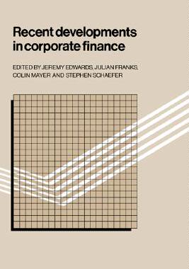 【预售】Recent Developments in Corporate Finance