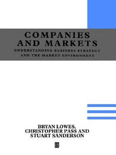 【预售】Companies And Markets - Understanding Business