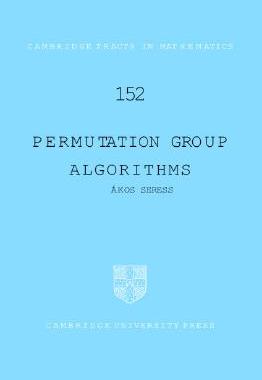 【预售】Permutation Group Algorithms