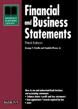 【预订】Financial and Business Statements