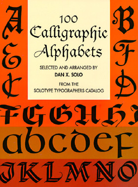 【预订】100 Calligraphic Alphabets