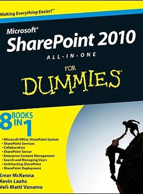 【预售】Sharepoint 2010 All-In-One For Dummies(R)