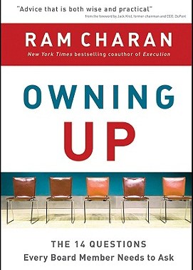 【预售】Owning Up: The 14 Questions Every Board Member Needs