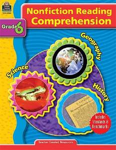 【预售】Nonfiction Reading Comprehension Grade 6