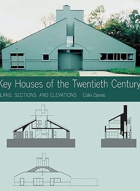 【预售】Key Houses of the Twentieth Century: Plans, Sections