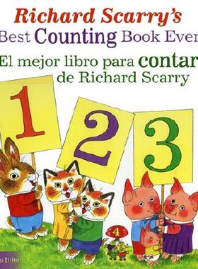 【预售】El Mejor Libro Para Contar de Richard Scarry/Richard