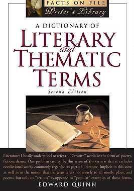 【预售】A Dictionary of Literary and Thematic Terms