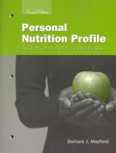 Nutrition Profile and Personal Diet Activity 预售