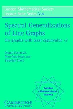【预售】Spectral Generalizations of Line Graphs: On Graphs