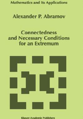 【预售】Connectedness and Necessary Conditions for an
