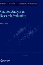 【预售】Citation Analysis in Research Evaluation