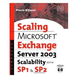 【预售】Microsoft Exchange Server 2003 Scalability with SP1