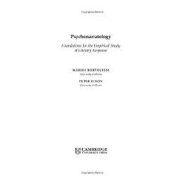 【预售】Psychonarratology: Foundations for the Empirical