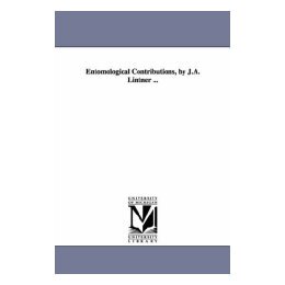 【预售】Entomological Contributions, by J.A. Lintner ...