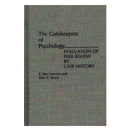 【预售】The Gatekeepers of Psychology: Evaluation of Peer