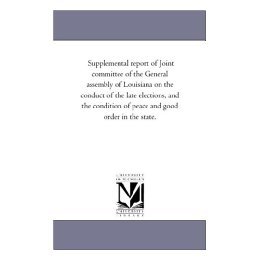 【预售】Supplemental Report of Joint Committee of the