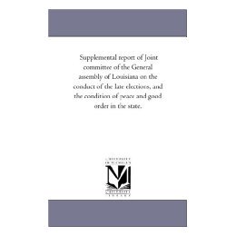 【预售】Supplemental Report of Joint Committee of the