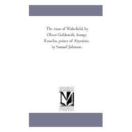 【预售】The Vicar of Wakefield, by Oliver Goldsmith, and